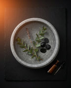 Natural Stone Sauna Aroma Bowl – for Essential Oils and Infusions – product image 8