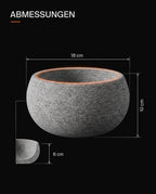 Natural Stone Sauna Aroma Bowl – for Essential Oils and Infusions – product image 9