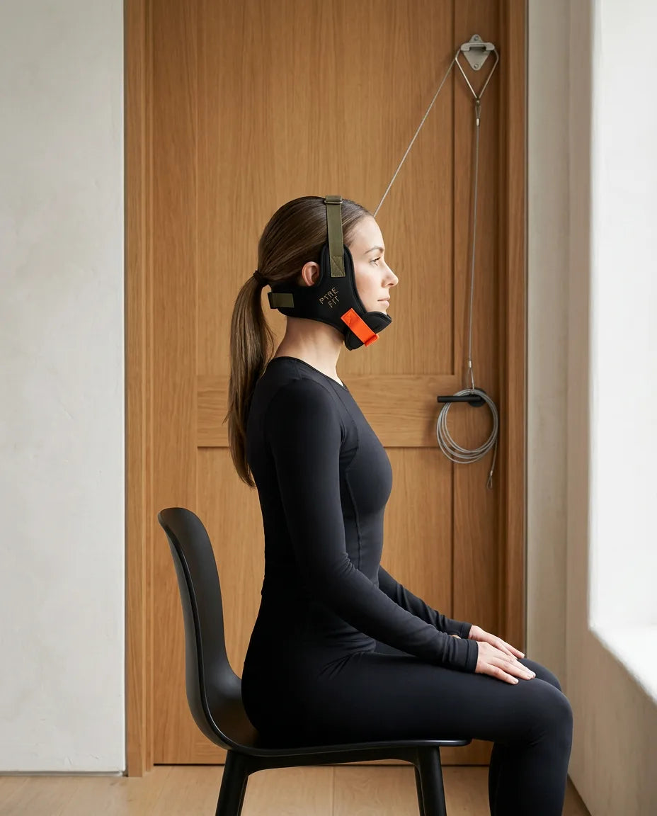 Étireur cervical réglable – étirement doux du cou et des épaules, sans les mains – image du produit 9
