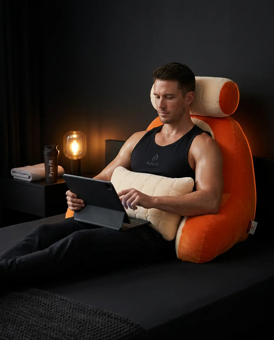Coussin de lecture avec appui-tête et soutien lombaire – maintien droit pour lire et jouer – image du produit 7