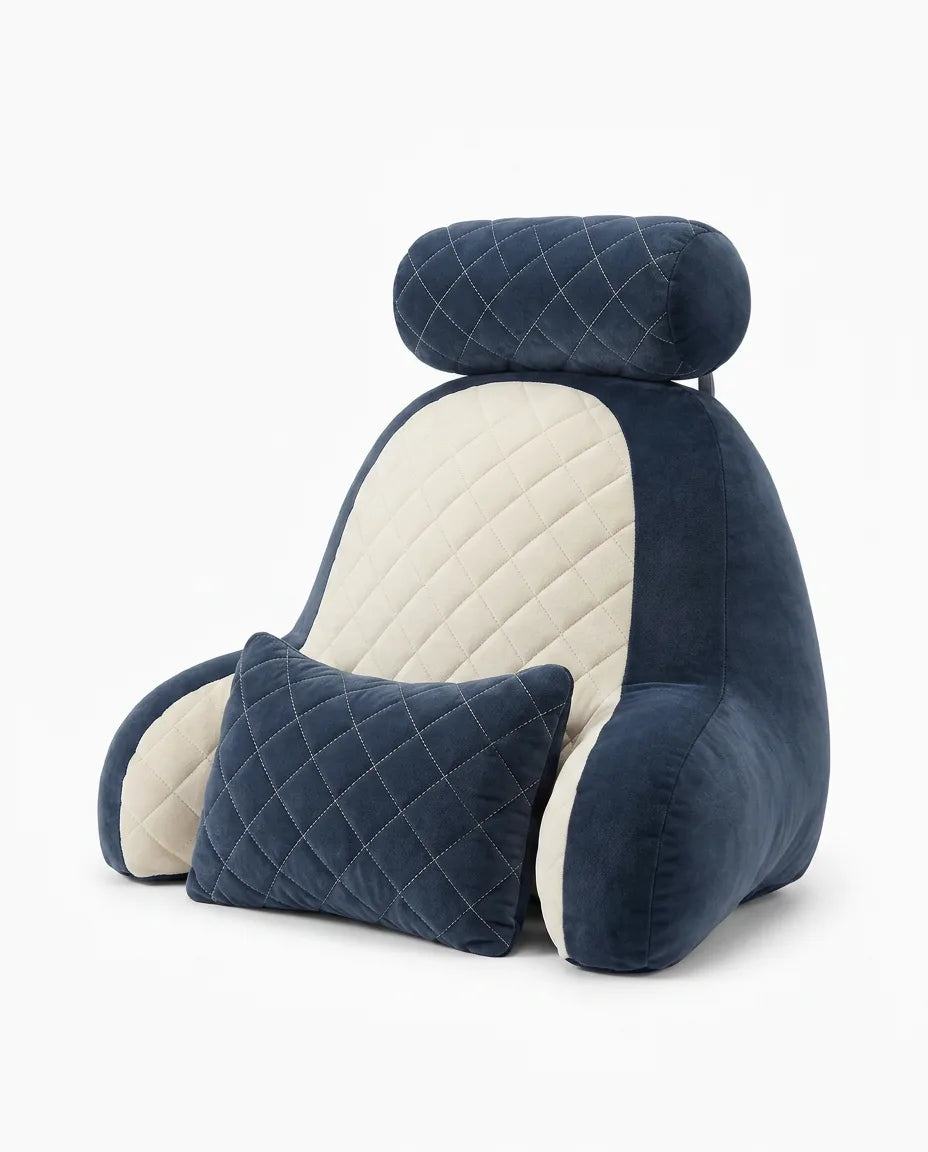 Coussin de lecture avec appui-tête et soutien lombaire – maintien droit pour lire et jouer – image du produit 9