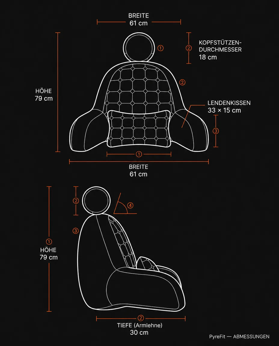 Coussin de lecture avec appui-tête et soutien lombaire – maintien droit pour lire et jouer – image du produit 10