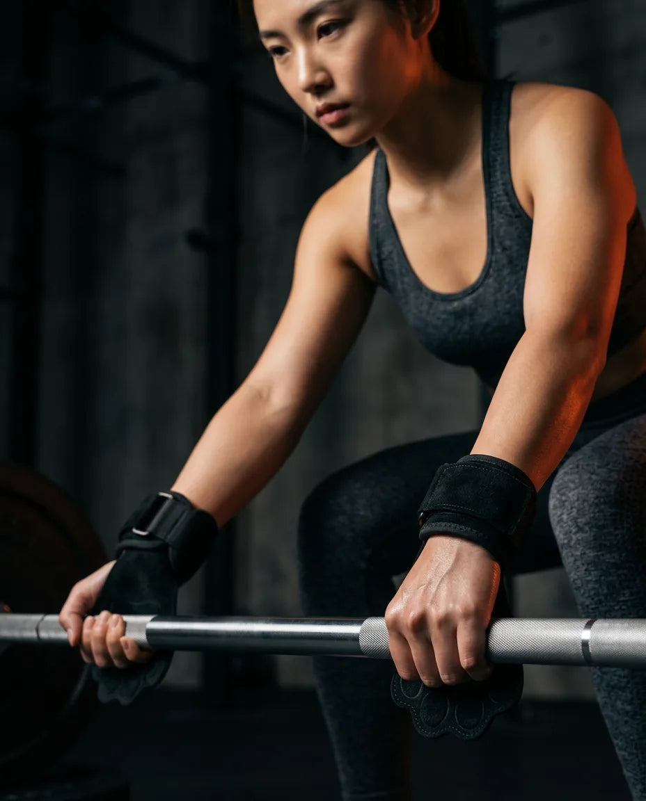 Lifting straps with padded hand protection – secure grip for deadlifts and pull-ups – product image 2