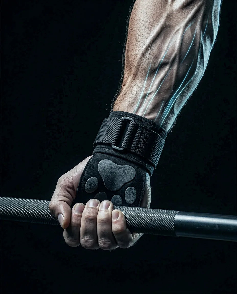 Lifting straps with padded hand protection – secure grip for deadlifts and pull-ups – product image 11