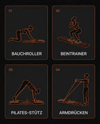 Foldable Pilates Reformer – Full-Body Workout with Pull Cords and Padded Deck – product image 7