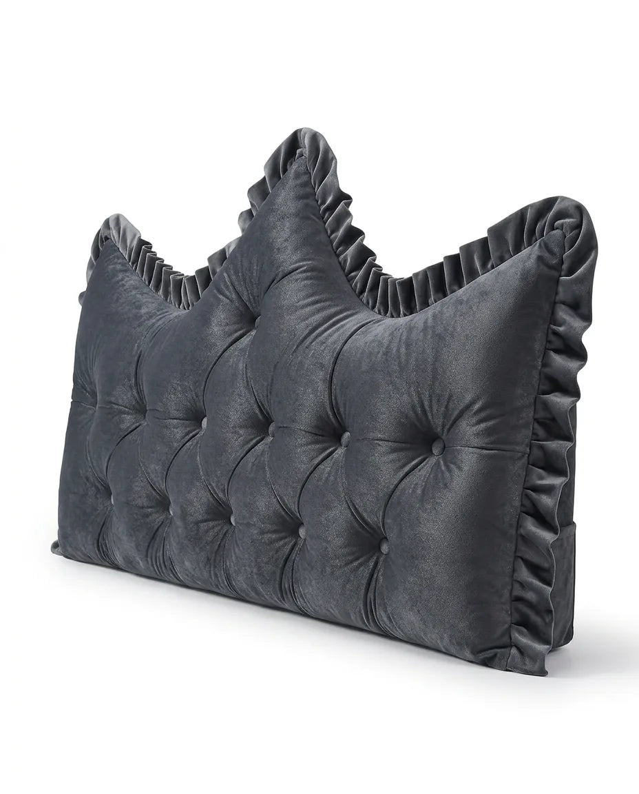 Tufted Velvet Bed Backrest Pillow – Headboard Look with No Installation – product image 8