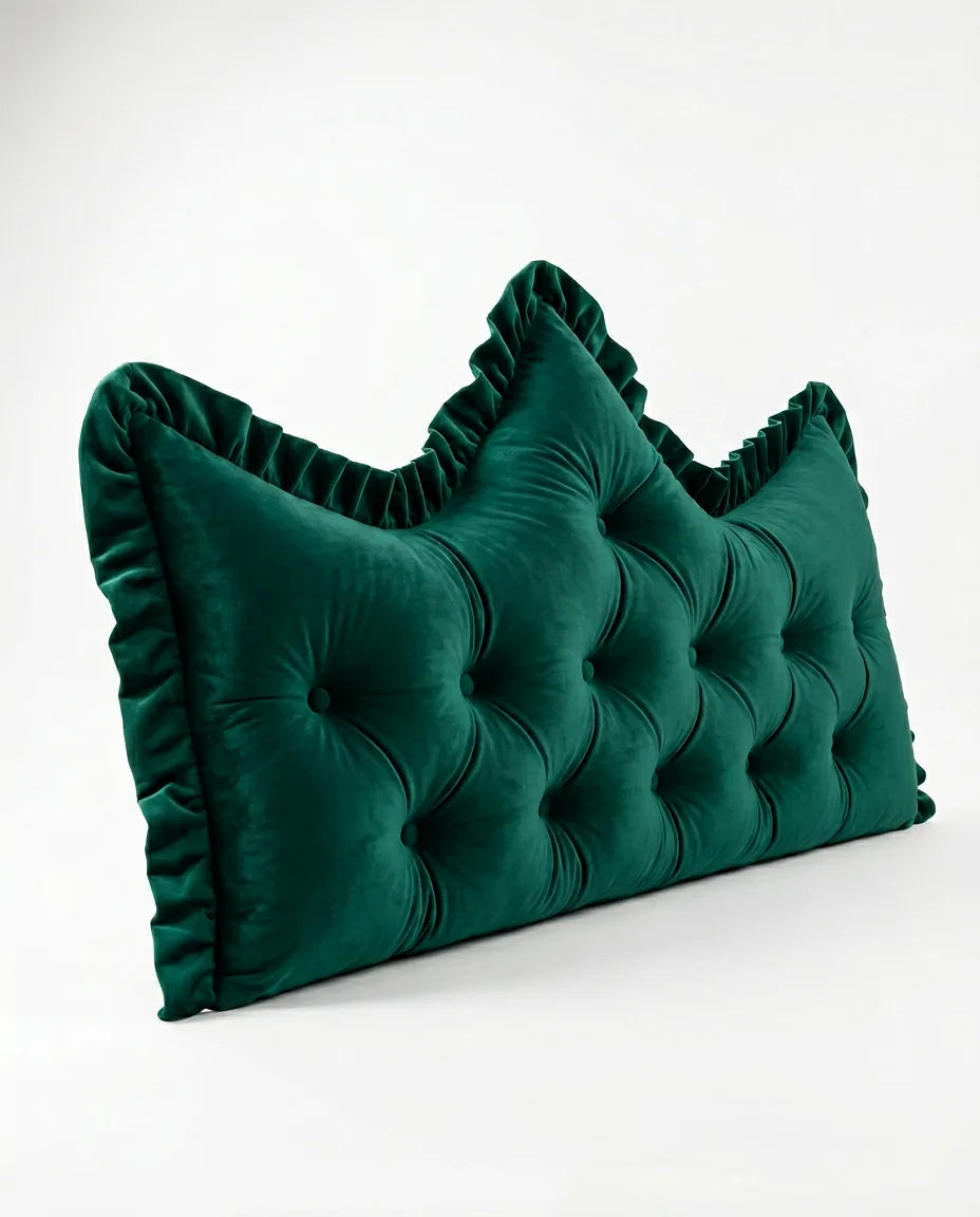 Tufted Velvet Bed Backrest Pillow – Headboard Look with No Installation – product image 10