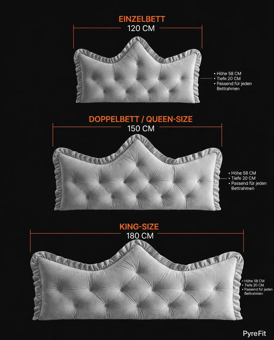 Coussin dossier de lit en velours capitonné – look de tête de lit sans installation – image du produit 11