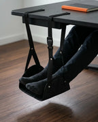 Hamac pour pieds pour le voyage et le bureau – soulage les jambes fatiguées au bureau et en avion – image du produit 3