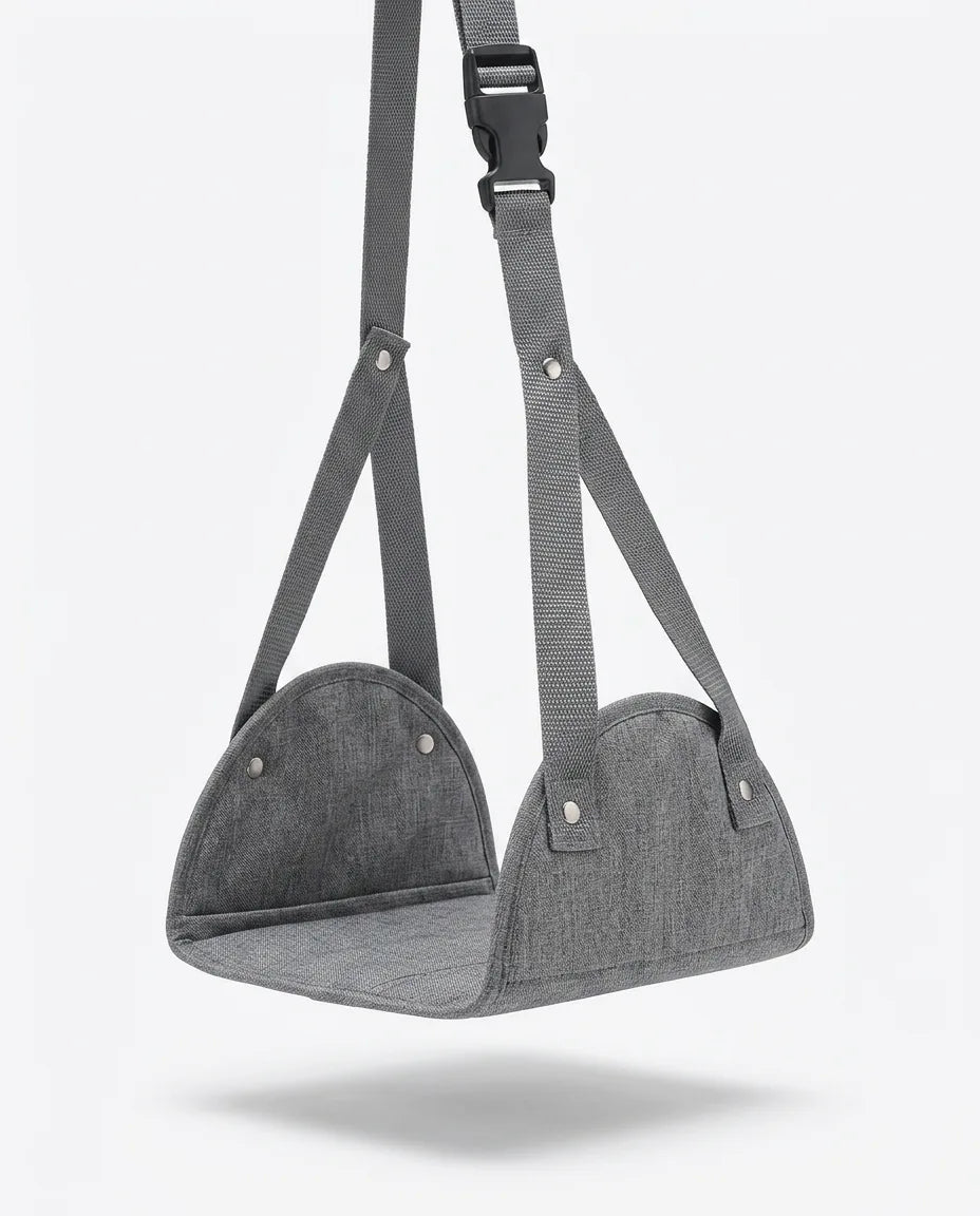 Foot hammock for travel and the office – relief for tired legs at your desk and on flights – product image 7