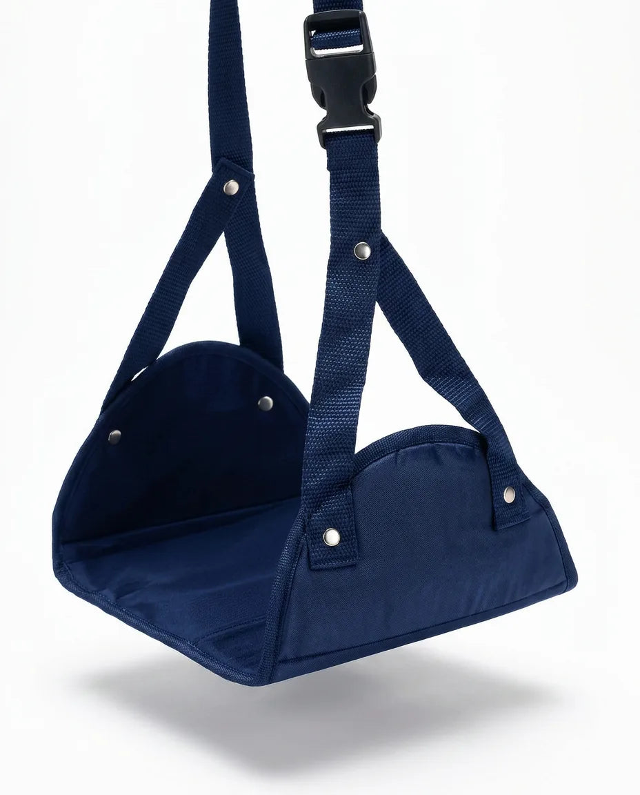 Foot hammock for travel and the office – relief for tired legs at your desk and on flights – product image 8