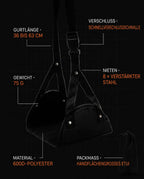 Hamac pour pieds pour le voyage et le bureau – soulage les jambes fatiguées au bureau et en avion – image du produit 10