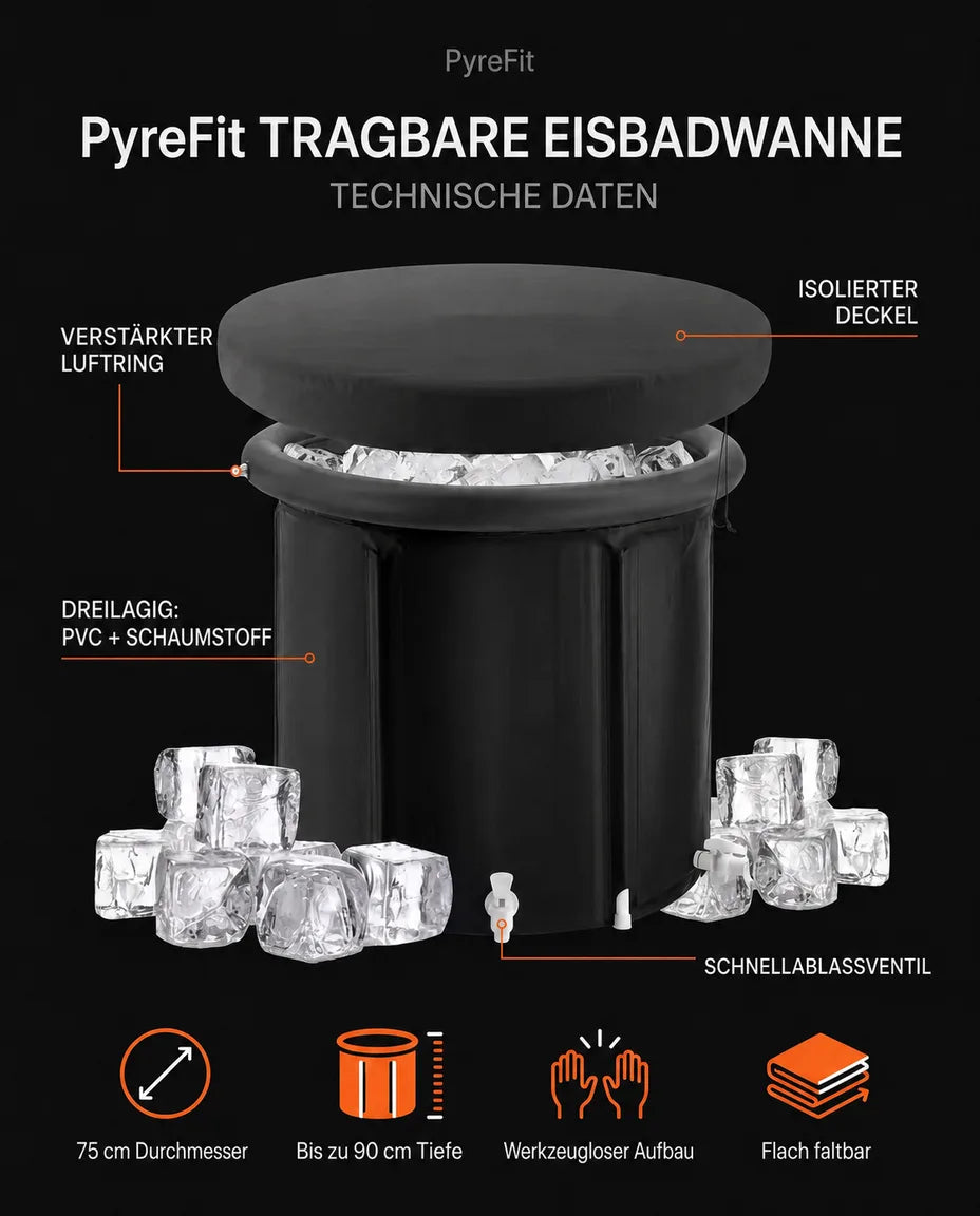 Bain de glace pour la maison – bain froid portatif pour votre routine d'eau froide – image du produit 8