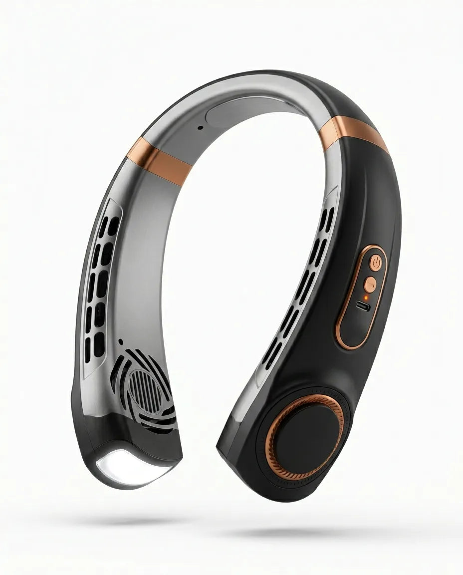 Bladeless Neck Fan – Hands-Free Cooling for On the Go and the Office – product image 1