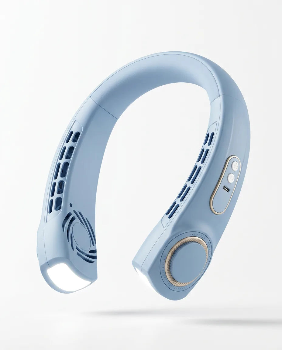 Bladeless Neck Fan – Hands-Free Cooling for On the Go and the Office – product image 10