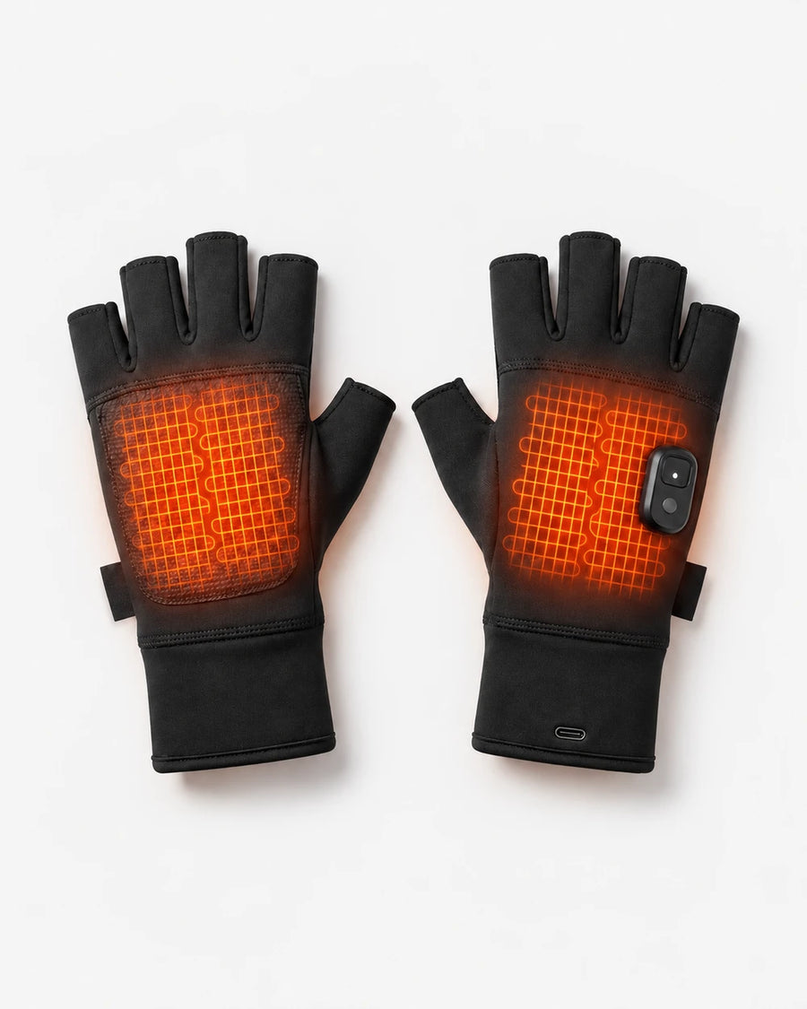 Fingerless Heated Gloves