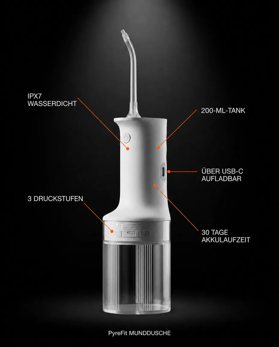 Cordless Water Flosser with 200 ml Tank – Cleans Between Teeth and Along the Gumline – product image 8
