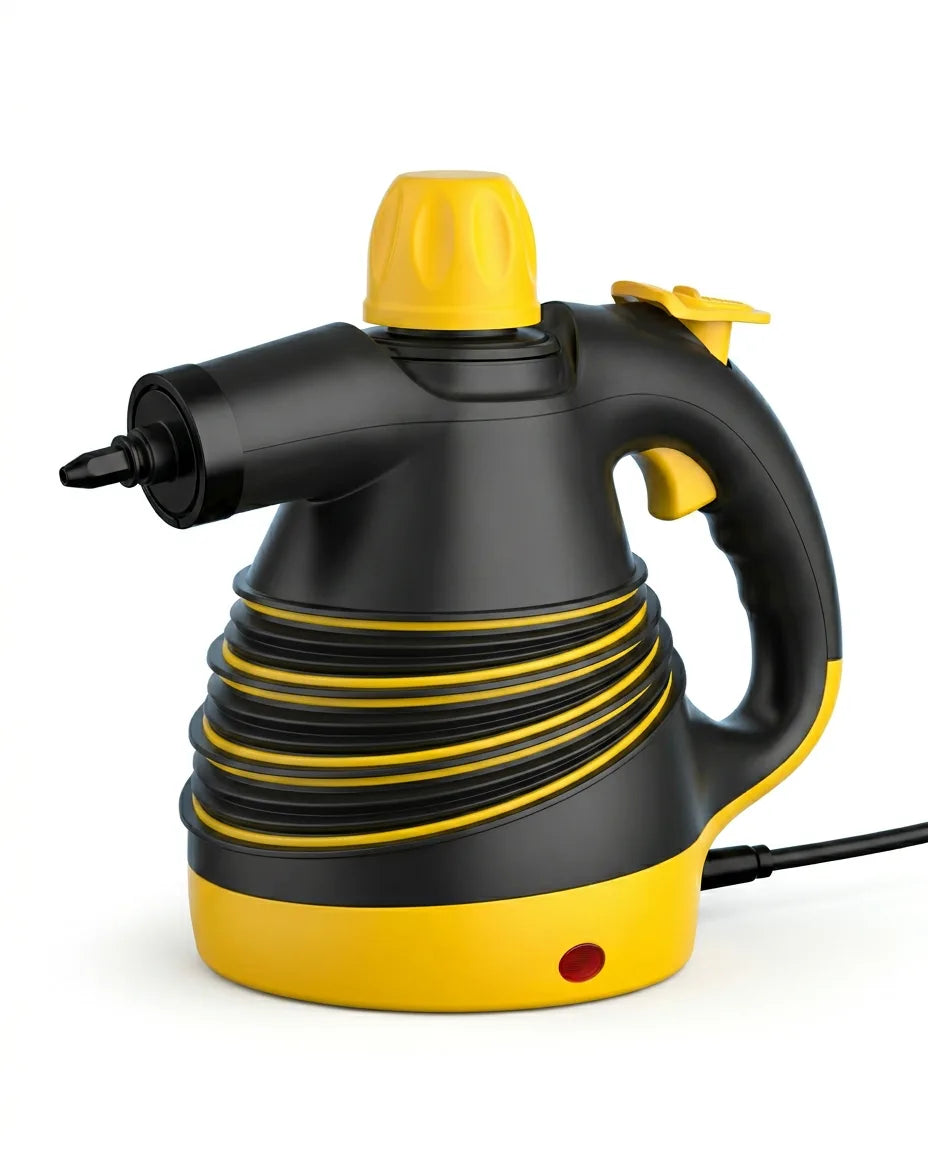 Handheld steam cleaner for grout and tiles – cleans with hot steam, no chemicals – product image 1
