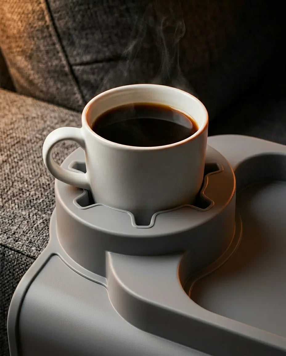 Sofa Armrest Organizer – With Cup Holder and Remote Control Pockets – product image 4