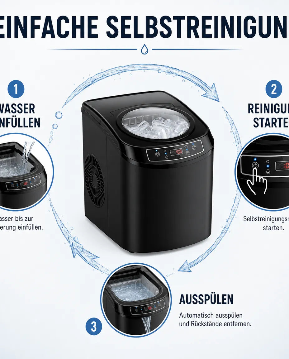 Countertop Ice Maker – Fresh Ice Cubes in Minutes with Self-Cleaning – product image 14