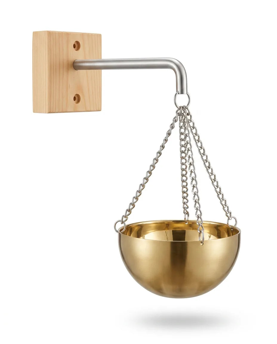 Stainless Steel Sauna Aroma Bowl – for Essential Oils, Herbs and Salt Crystals – product image 1