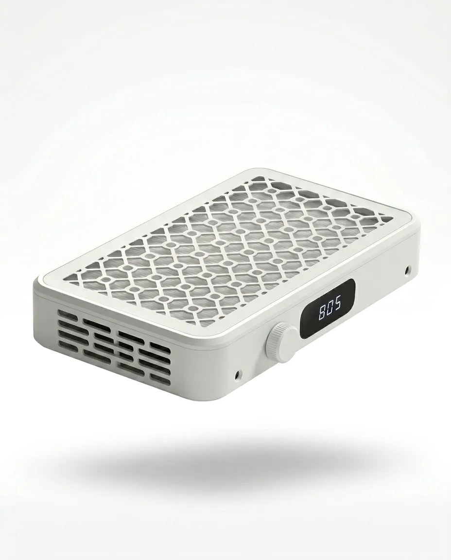 Nail table dust collector – brushless dust extraction with filter – product image 1