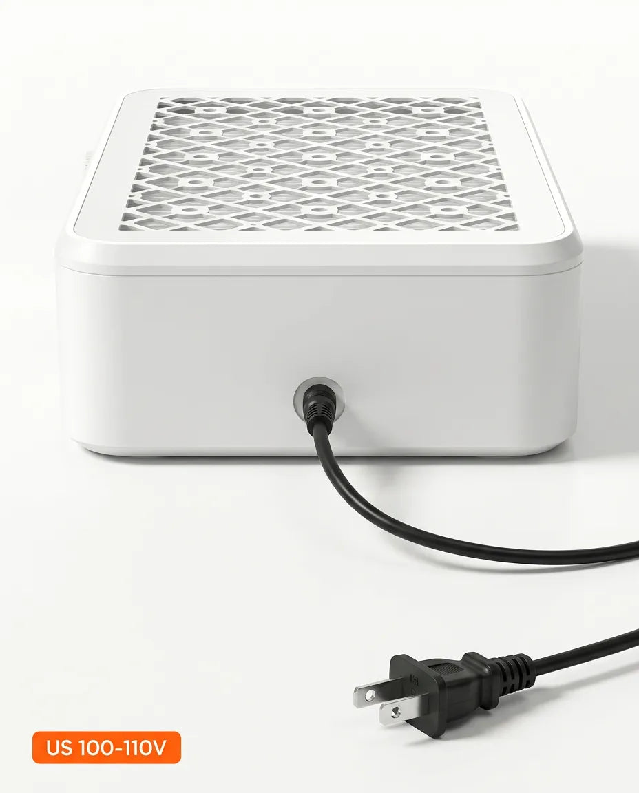 Nail table dust collector – brushless dust extraction with filter – product image 8