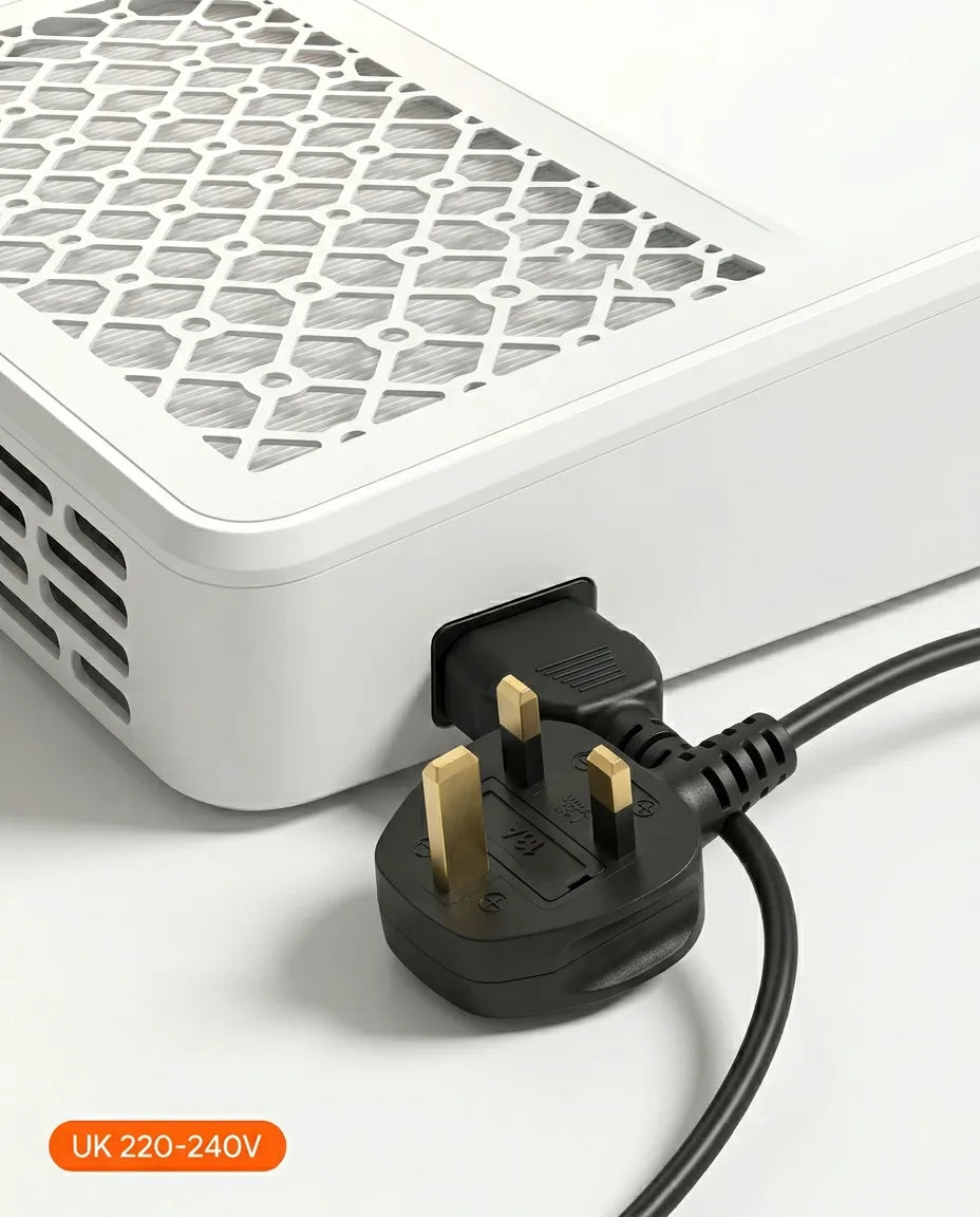 Nail table dust collector – brushless dust extraction with filter – product image 10