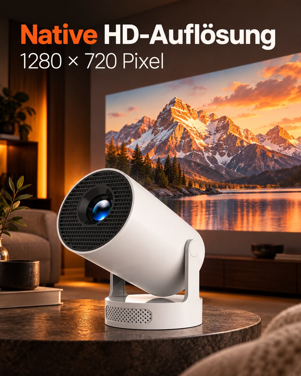 Mini projector – native HD resolution