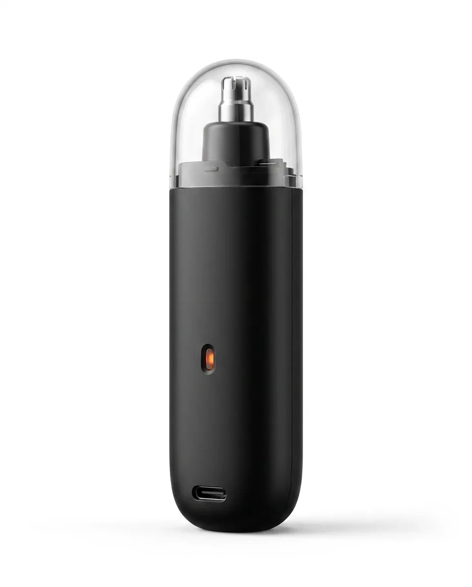 Nose hair trimmer with LED display – cordless precision for nose and ears – product image 8
