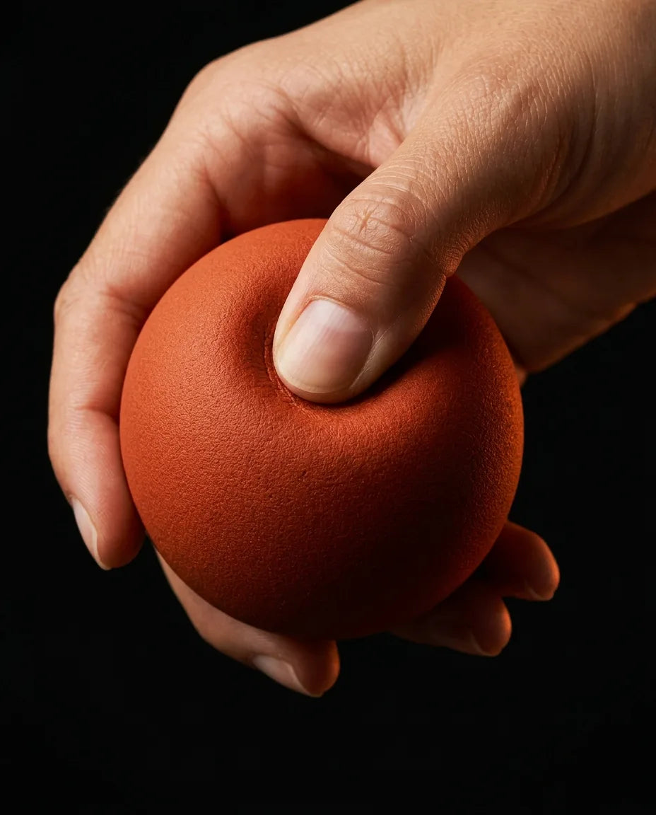 Massage ball with adjustable firmness – roll out your back, hips and feet – product image 6