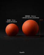 Massage ball with adjustable firmness – roll out your back, hips and feet – product image 7