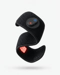 LED red light wrist band – black band with open fastener