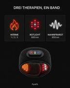 LED red light wrist band – overview of the modes shown