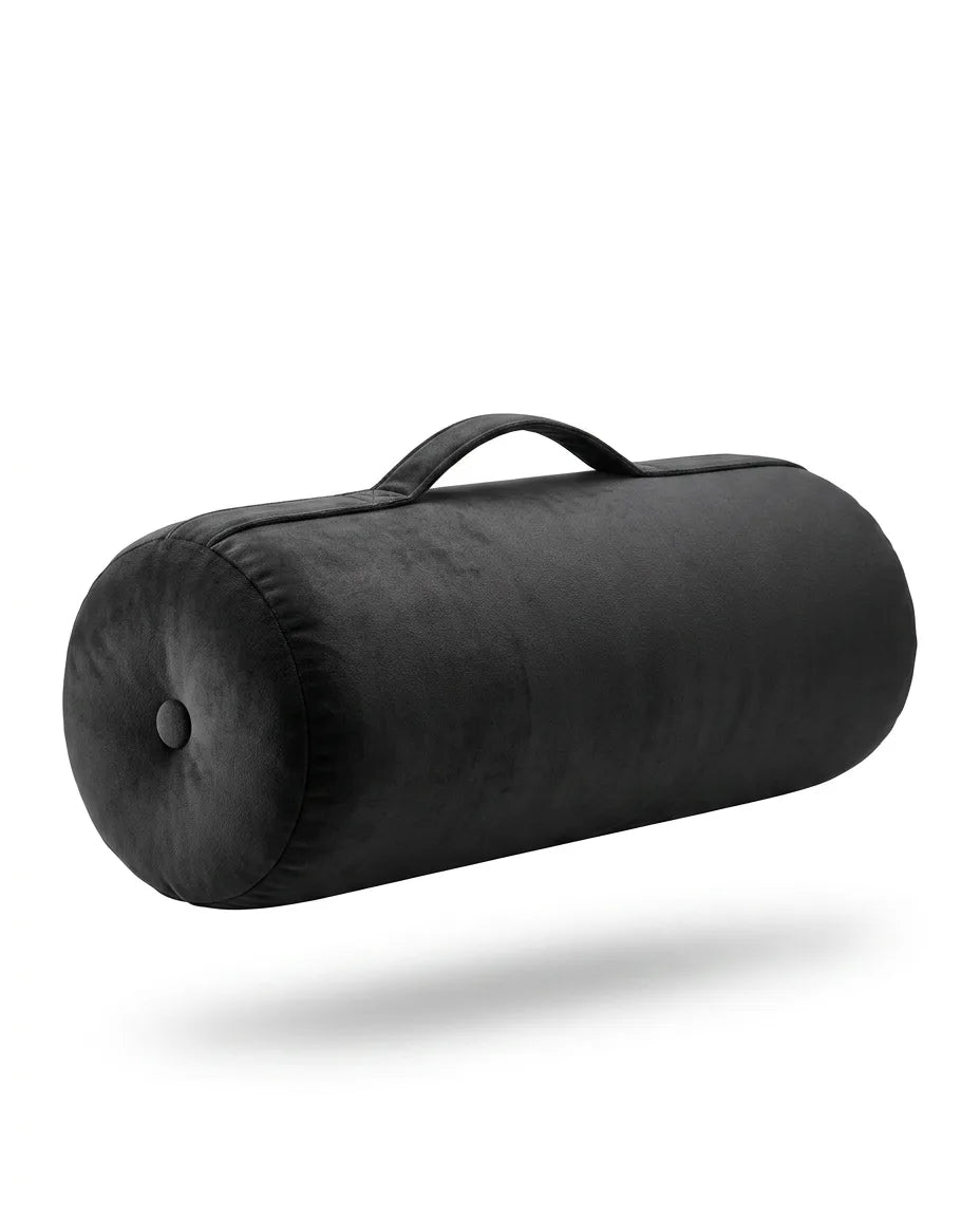 Velvet Yoga Bolster – Firm Support for Meditation and Recovery – product image 1