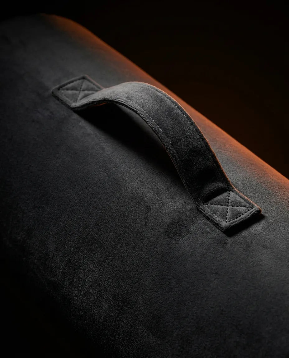 Velvet Yoga Bolster – Firm Support for Meditation and Recovery – product image 6