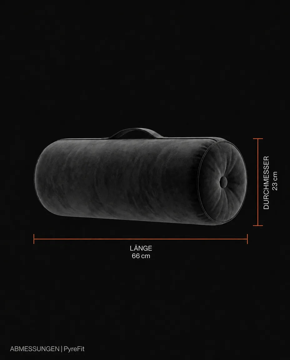 Velvet Yoga Bolster – Firm Support for Meditation and Recovery – product image 7