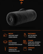 Velvet Yoga Bolster – Firm Support for Meditation and Recovery – product image 8