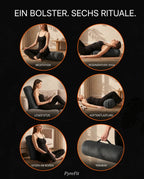 Velvet Yoga Bolster – Firm Support for Meditation and Recovery – product image 9