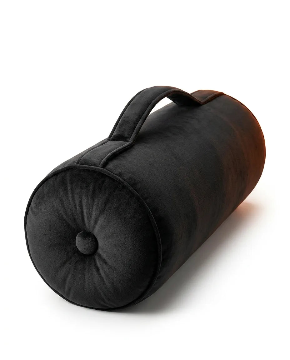 Velvet Yoga Bolster – Firm Support for Meditation and Recovery – product image 10