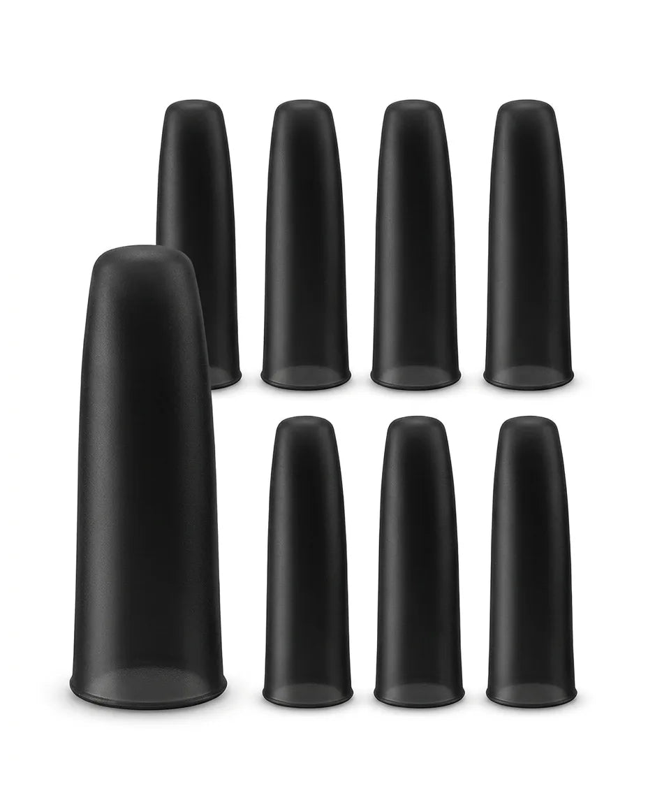 Gel Finger Sleeves, 8-Pack – Support for Typing, Gaming and Crafting – product image 1