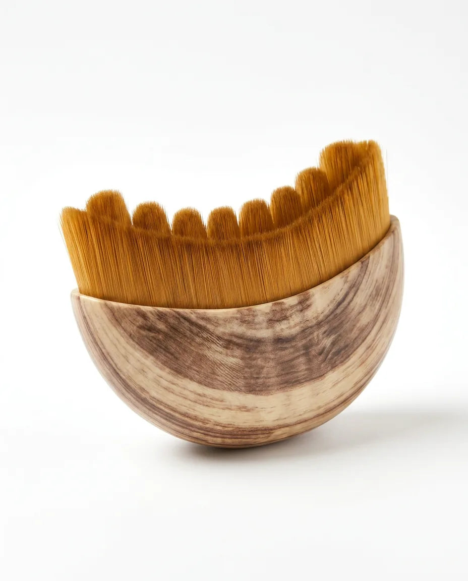 Wooden Facial Brush with Soft Bristles – a Gentle Skin Care Ritual – product image 1