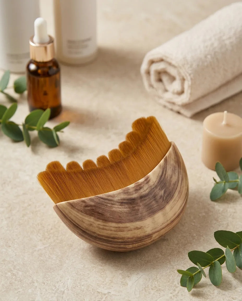 Wooden Facial Brush with Soft Bristles – a Gentle Skin Care Ritual – product image 7