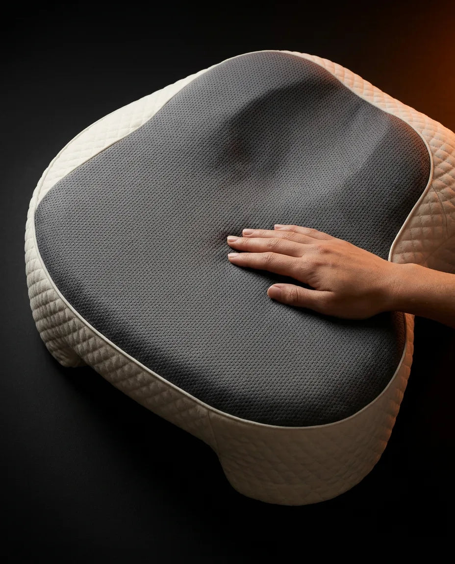 Oreiller pour dormir sur le côté avec découpe pour l'épaule – meilleur alignement pour un sommeil réparateur – image du produit 5
