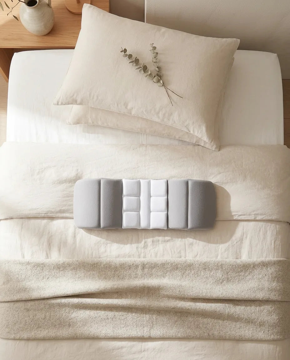 Oreiller lombaire pour dormeurs sur le côté – soutien réglable pour le bas du dos – image du produit 7
