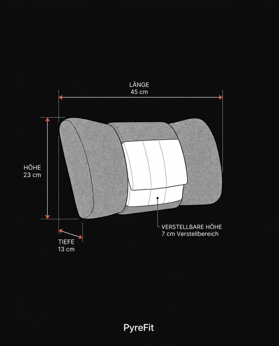 Oreiller lombaire pour dormeurs sur le côté – soutien réglable pour le bas du dos – image du produit 8