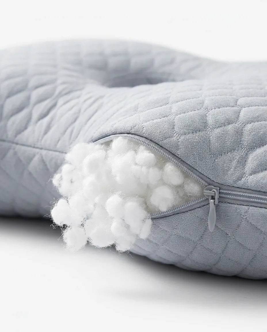 Side sleeper pillow with ear cut-out – ergonomic support for neck and arm – product image 6