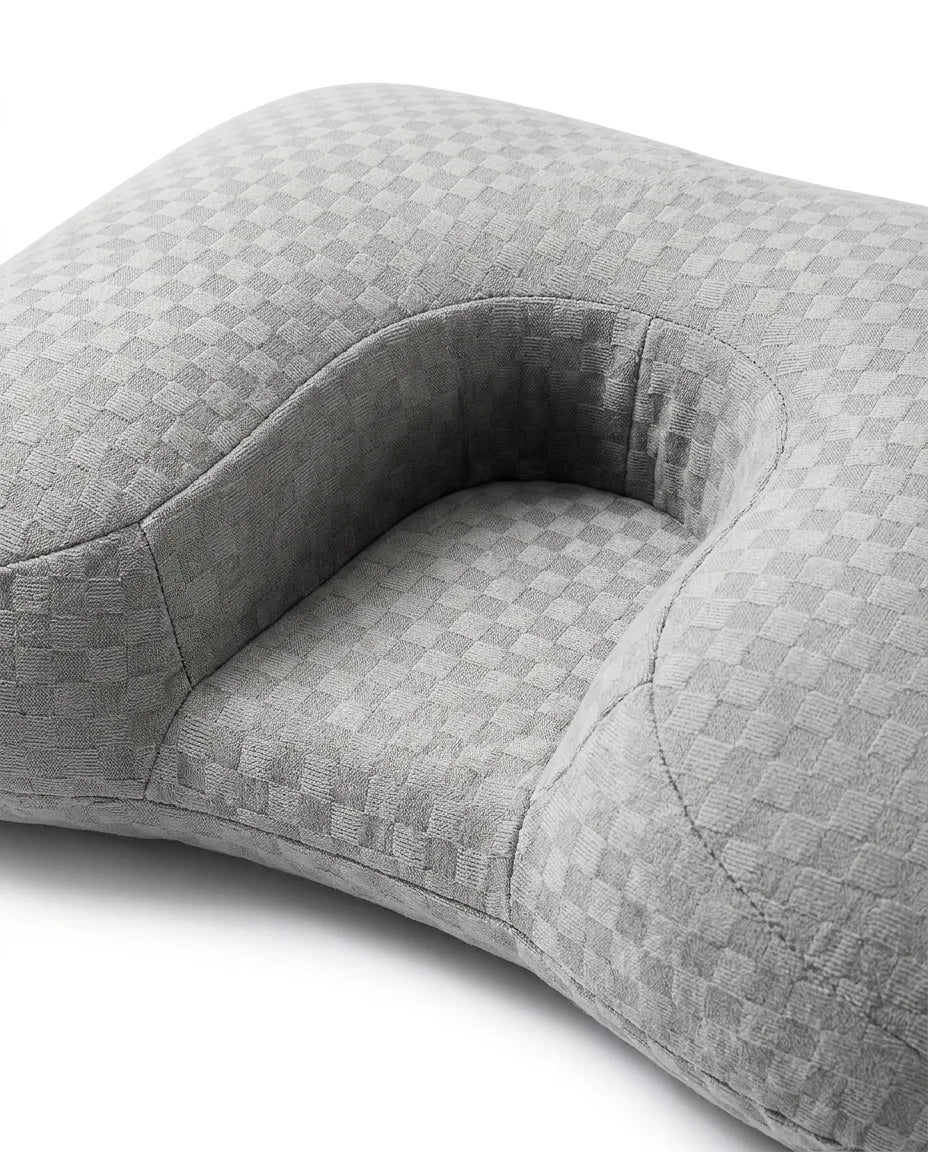 Side sleeper pillow with ear cut-out – ergonomic support for neck and arm – product image 7