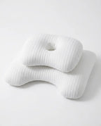 Side sleeper pillow with ear cut-out – ergonomic support for neck and arm – product image 10