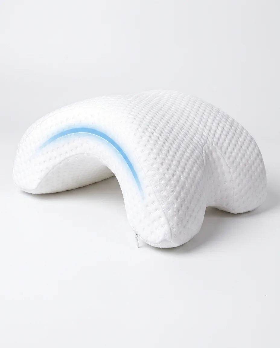 Oreiller en U pour dormeurs sur le côté – oreiller de corps pour la tête, le dos, les hanches et les genoux – image du produit 1
